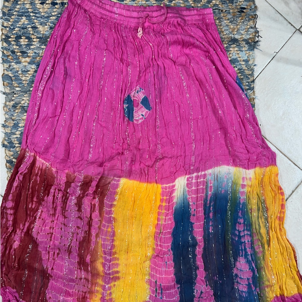 maxi hippie skirt